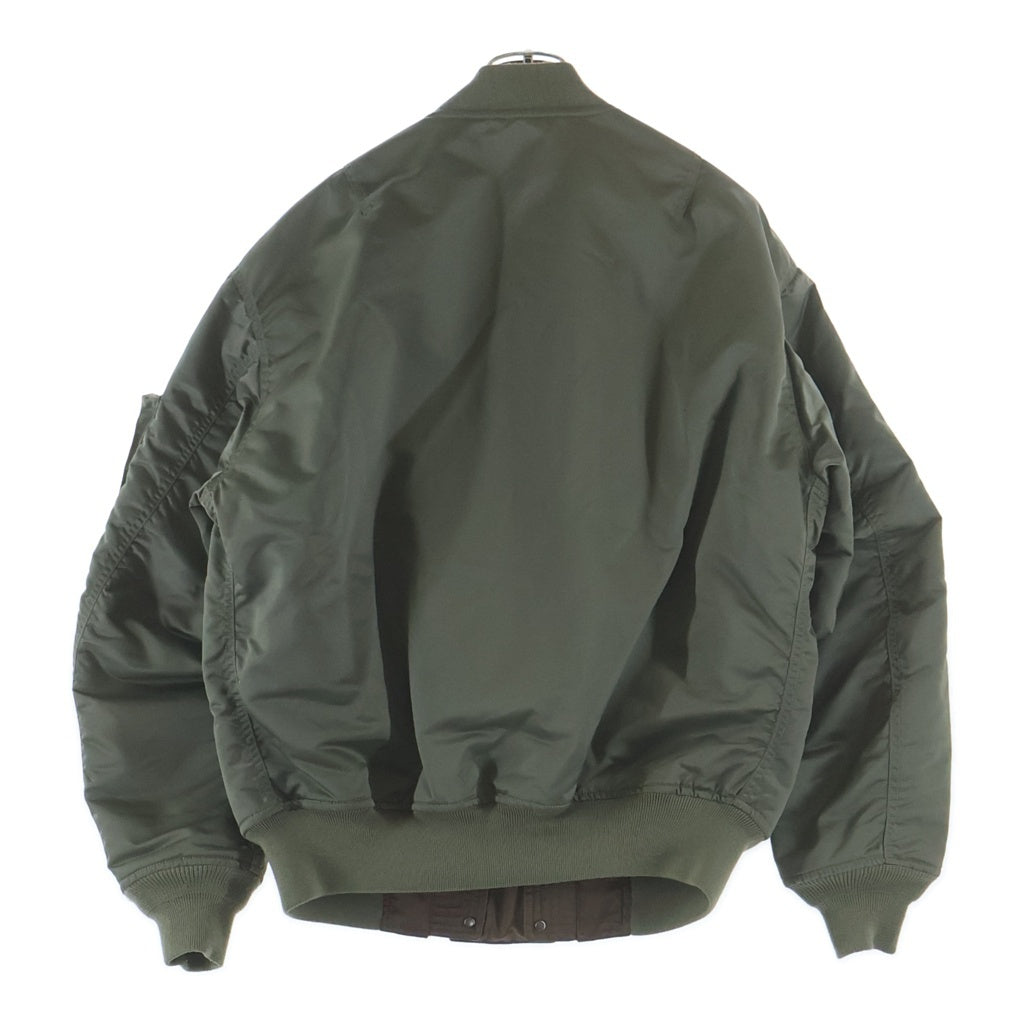 bal(バル) SPIEWAK DOUBEL ZIP BOMBER JACKET ダブルジップ フライトボンバージャケット MA-1 カーキ BAL-SPW-001