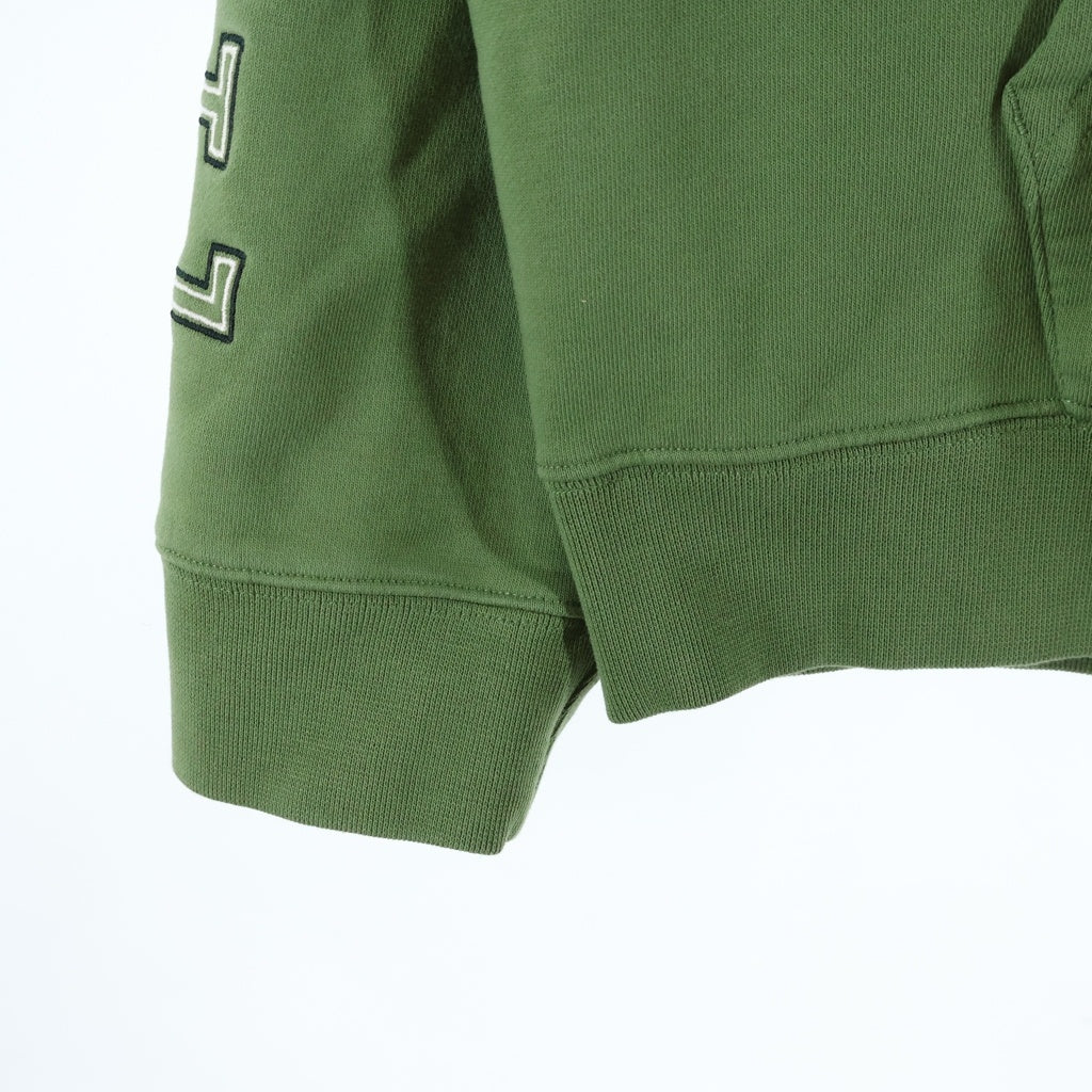 SUPREME(シュプリーム) 24SS ×NIKE Hooded Sweatshirt ナイキ ロゴ刺繍 スウェット プルオーバーパーカー フーディ グリーン FQ0759-339
