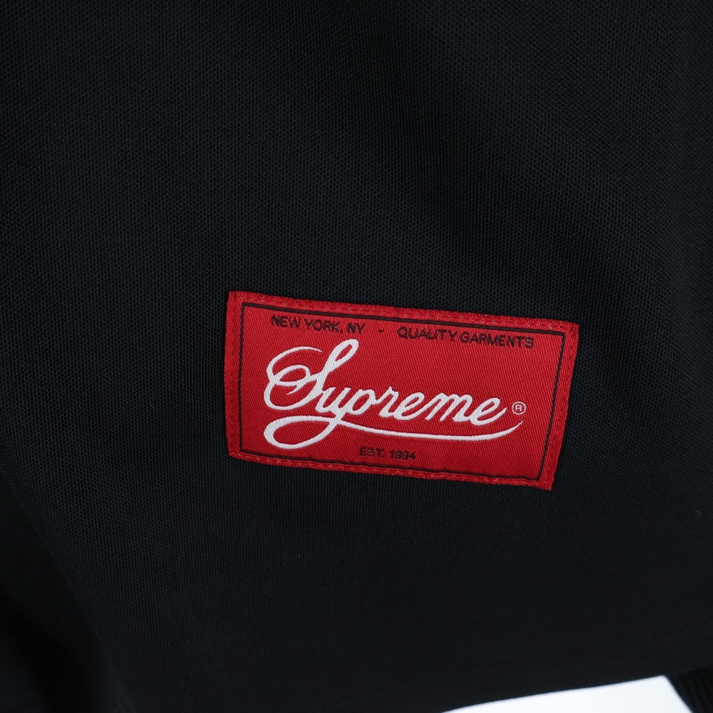 SUPREME(シュプリーム) 25AW Chicago white sox Hooded Baseball Jersey シカゴホワイトソックス レイヤードデザイン ベースボールジャージ ワッフル プルオーバーパーカー ブラック