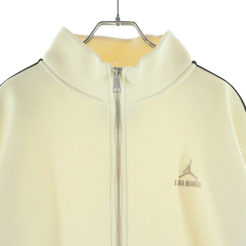 NIKE(ナイキ) JORDAN BRAND M J AMM TRACK JACKET ロゴ刺繍 サイドライン ポリエステル トラックジャケット ベージュ DX5651-113