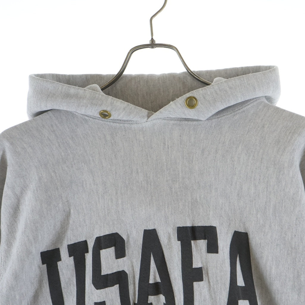 CHAMPION(チャンピオン) 90S REVERSEWEAVE USAFA HOODIE リバースウィーブ ミリタリー 米空軍士官学校 刺繍タグ USA製 バックリフレクター 両面染み込みプリント スウェットパーカー