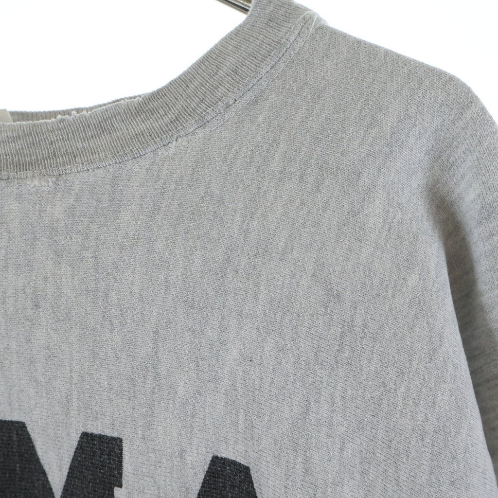 CHAMPION(チャンピオン) 80S REVERSEWEAVE USMA SWEATSHIRT リバースウィーブ ミリタリー 米陸軍士官学校 トリコタグ後期 USA製 染み込みプリント スウェットトレーナー グレー