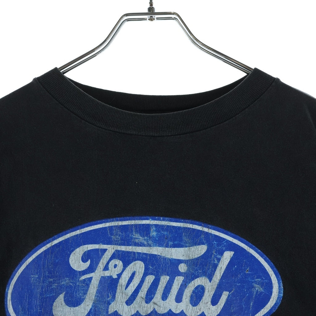 VINTAGE(ヴィンテージ) 90S VINTAGE FLUID VOLUME IS JOB 1 L/S TEE フリード 両面プリントTシャツ 長袖クルーネックカットソー ブラック