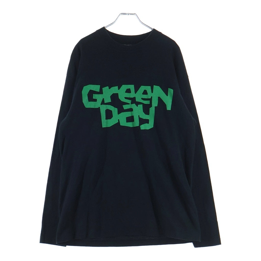 VINTAGE(ヴィンテージ) 90S VINTAGE GREEN DAY PULLING TEETH L/S TEE グリーンデイ プリングティース ユーロタグ 両面プリントTシャツ 長袖クルーネックカットソー ブラック