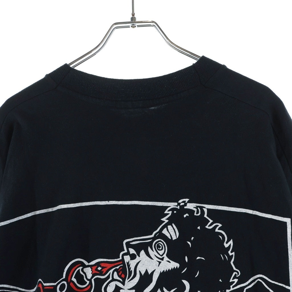 VINTAGE(ヴィンテージ) 90S VINTAGE GREEN DAY PULLING TEETH L/S TEE グリーンデイ プリングティース ユーロタグ 両面プリントTシャツ 長袖クルーネックカットソー ブラック