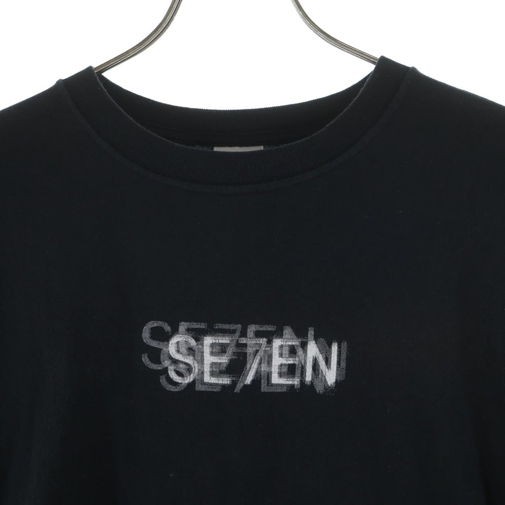 VINTAGE(ヴィンテージ) 00S SEVEN 2002 TEE ANVIL セブン 七つの大罪 両面プリントTシャツ 半袖クルーネックカットソー ブラック