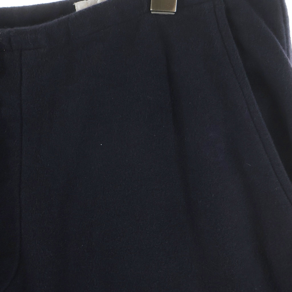 COMOLI(コモリ) 16AW インレイツイル ドローストリングパンツ ネイビー J03-03002