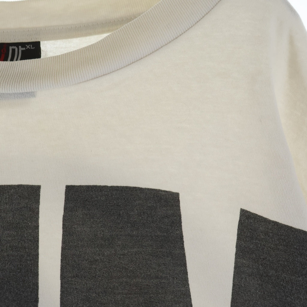 SAINT MICHAEL(セントマイケル) 21AW LS TEE SIN シン 両面プリントTシャツ 長袖クルーネックカットソー ホワイト SM-A21-0000-015