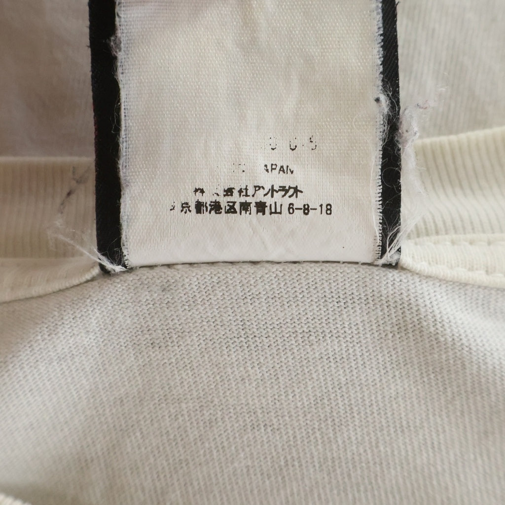 SAINT MICHAEL(セントマイケル) 21AW LS TEE SIN シン 両面プリントTシャツ 長袖クルーネックカットソー ホワイト SM-A21-0000-015