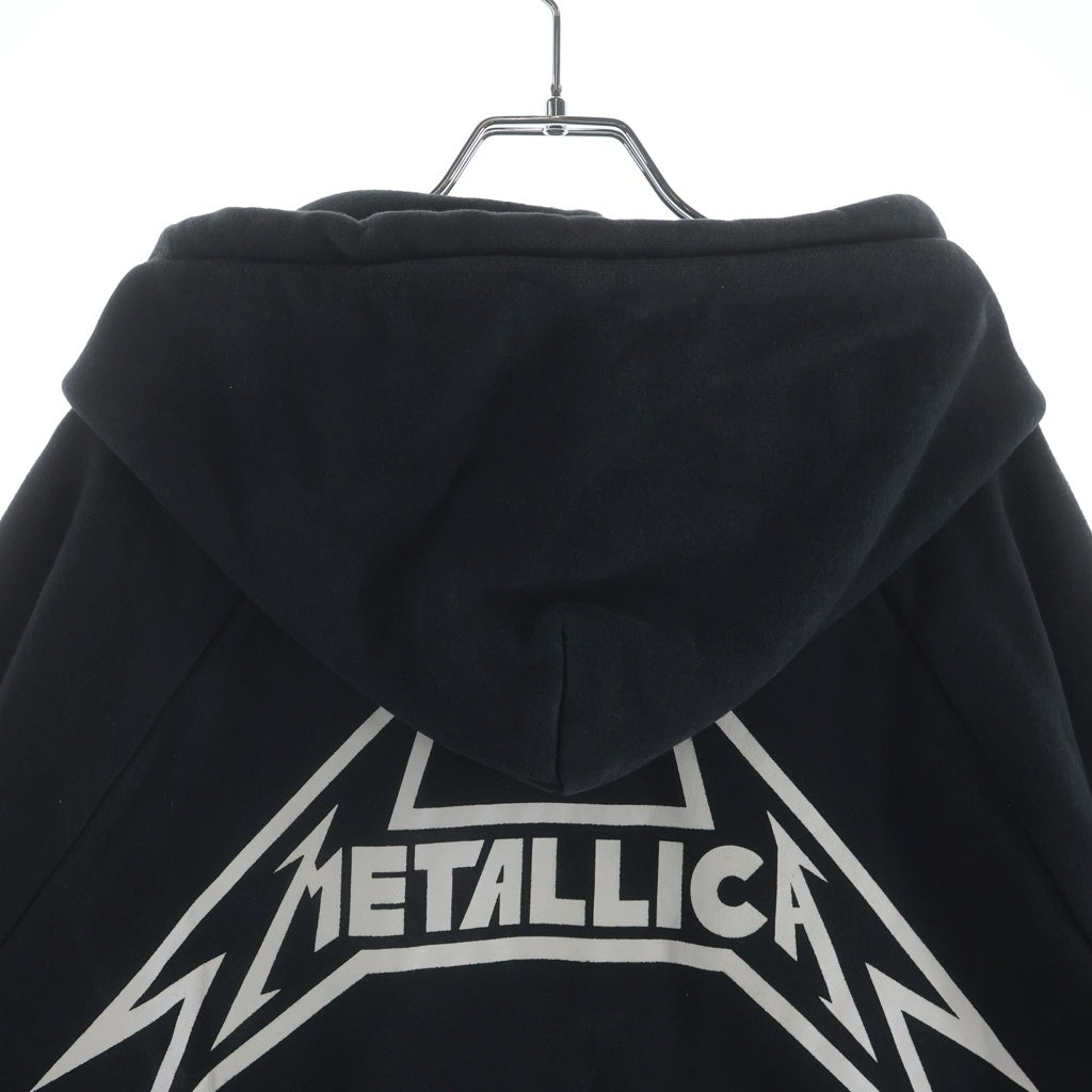 FEAR OF GOD(フィアオブゴッド) COLLECTION TWO 16-17 METALLICA HOODIE メタリカ バックプリント プルオーバースウェットパーカー フーディー ブラック