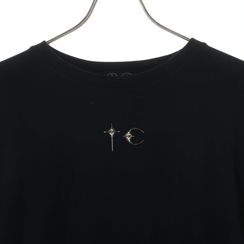 THUG CLUB(サグクラブ) Arab Sword Long-Sleeve アラブソード エンブロイダリー ロングスリーブカットソー 長袖Tシャツ ブラック TC24TS1802