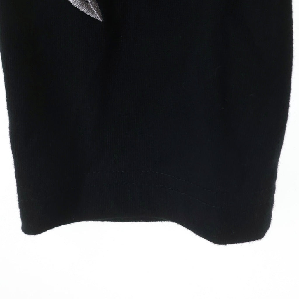 THUG CLUB(サグクラブ) Arab Sword Long-Sleeve アラブソード エンブロイダリー ロングスリーブカットソー 長袖Tシャツ ブラック TC24TS1802