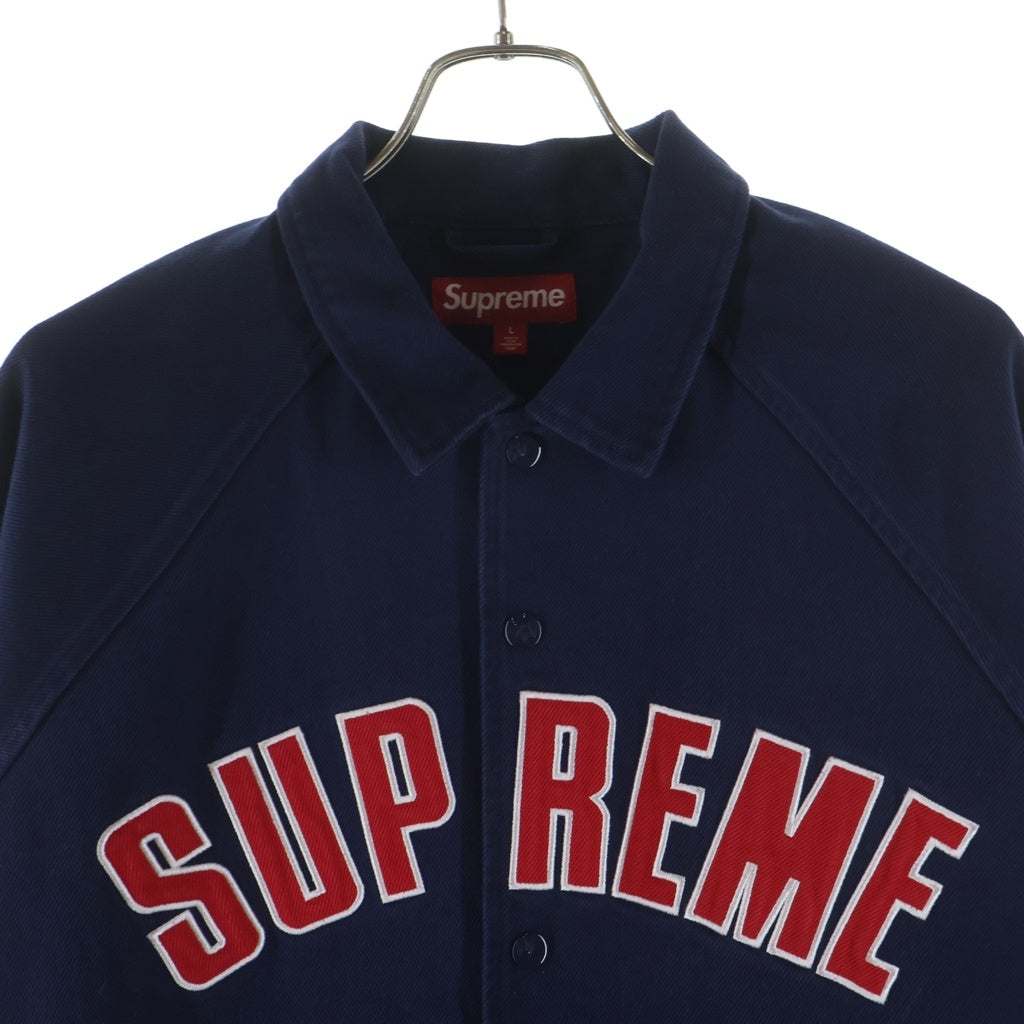 SUPREME(シュプリーム) 24SS Arc Denim Coaches Jacket アーチロゴ デニムコーチジャケット ネイビー