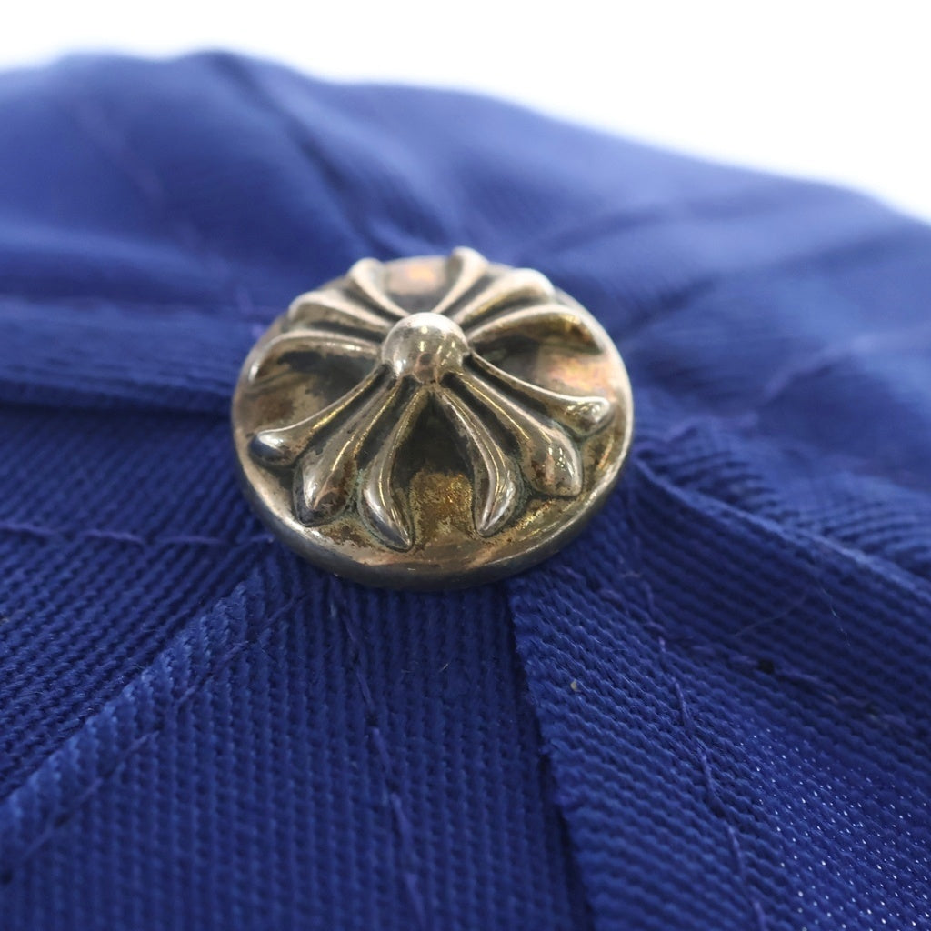 CHROME HEARTS(クロムハーツ) CH HAT CH刺繍 ベースボールキャップ 帽子 ブルー