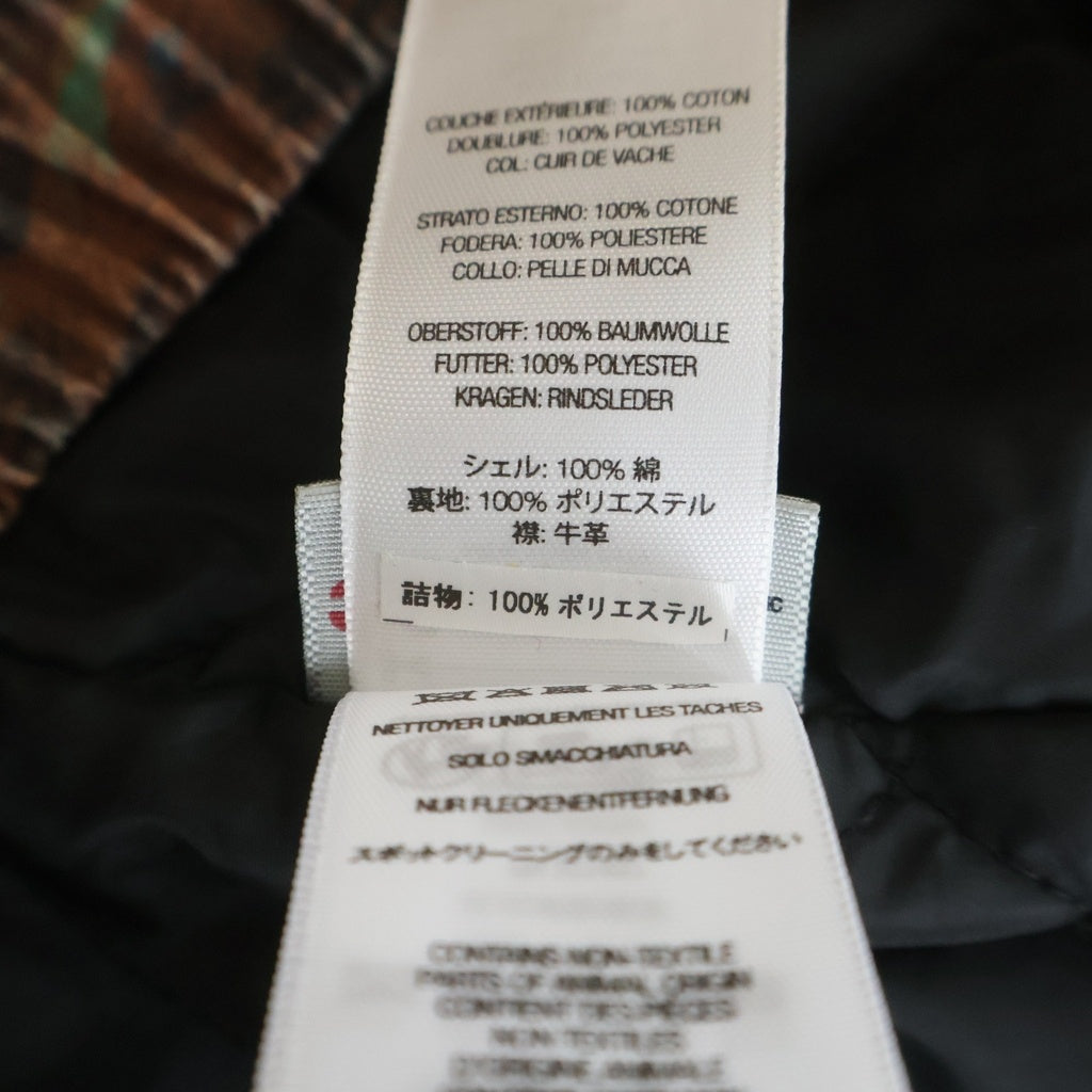 SUPREME(シュプリーム) 23AW Leather Collar Utility Jacket レザー カラー ユーティリティ フーデッドジャケット ブラウン