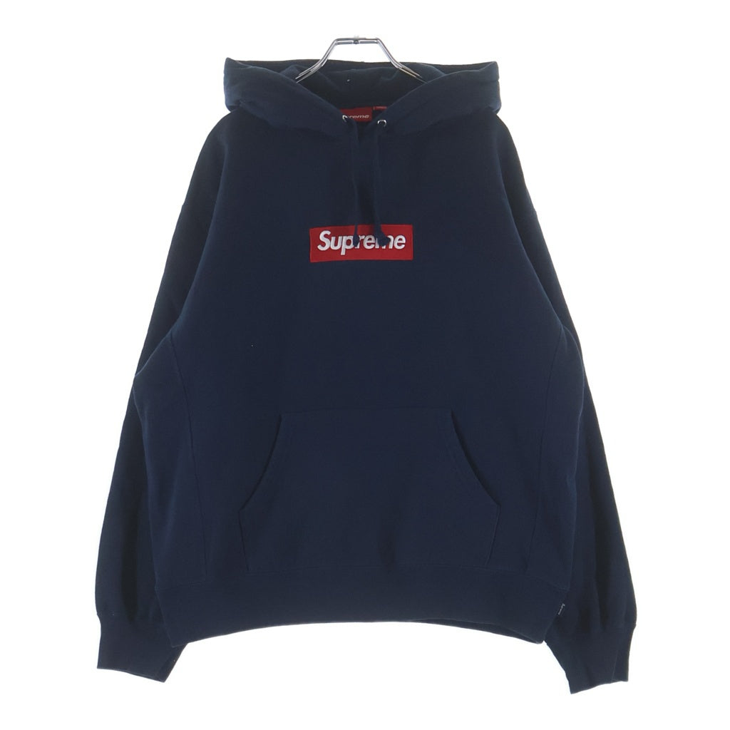 SUPREME(シュプリーム) 24AW Box Logo Hooded Sweatshirt ボックスロゴ プルオーバースウェットパーカー フーディー ネイビー