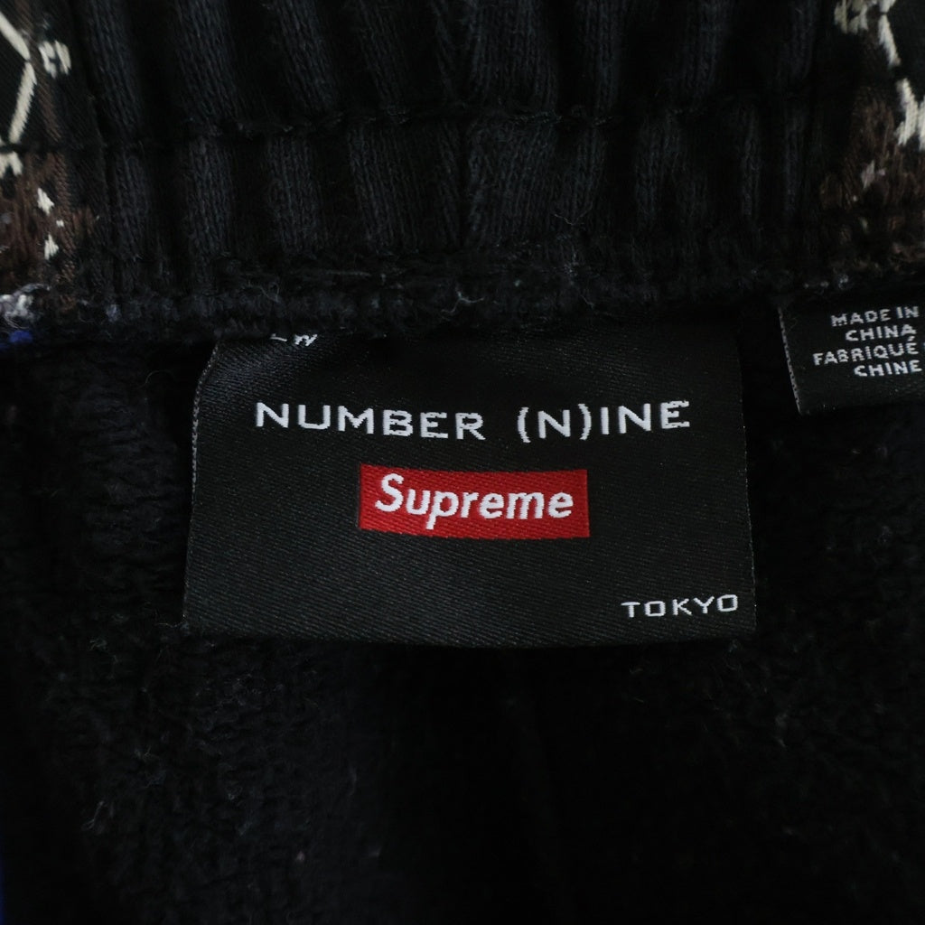SUPREME(シュプリーム) 25AW ×Number (N)ine Patchwork Sweatpant ナンバーナイン パッチワーク スウェットパンツ マルチカラー