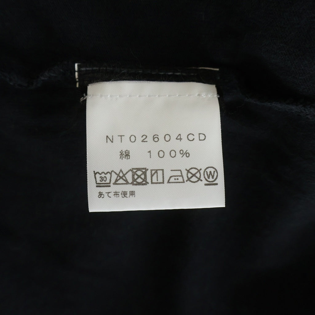 THE NORTH FACE(ザノースフェイス) ×コムデギャルソン S/S TEE シーディージー ロゴプリント クルーネック半袖Tシャツ カットソー ブラック NT02604CD