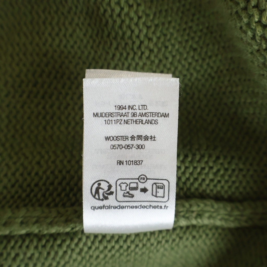 SUPREME(シュプリーム) 23SS Gonz Poems Sweater ゴンズ ポエムス クルーネックニットセーター カーキ