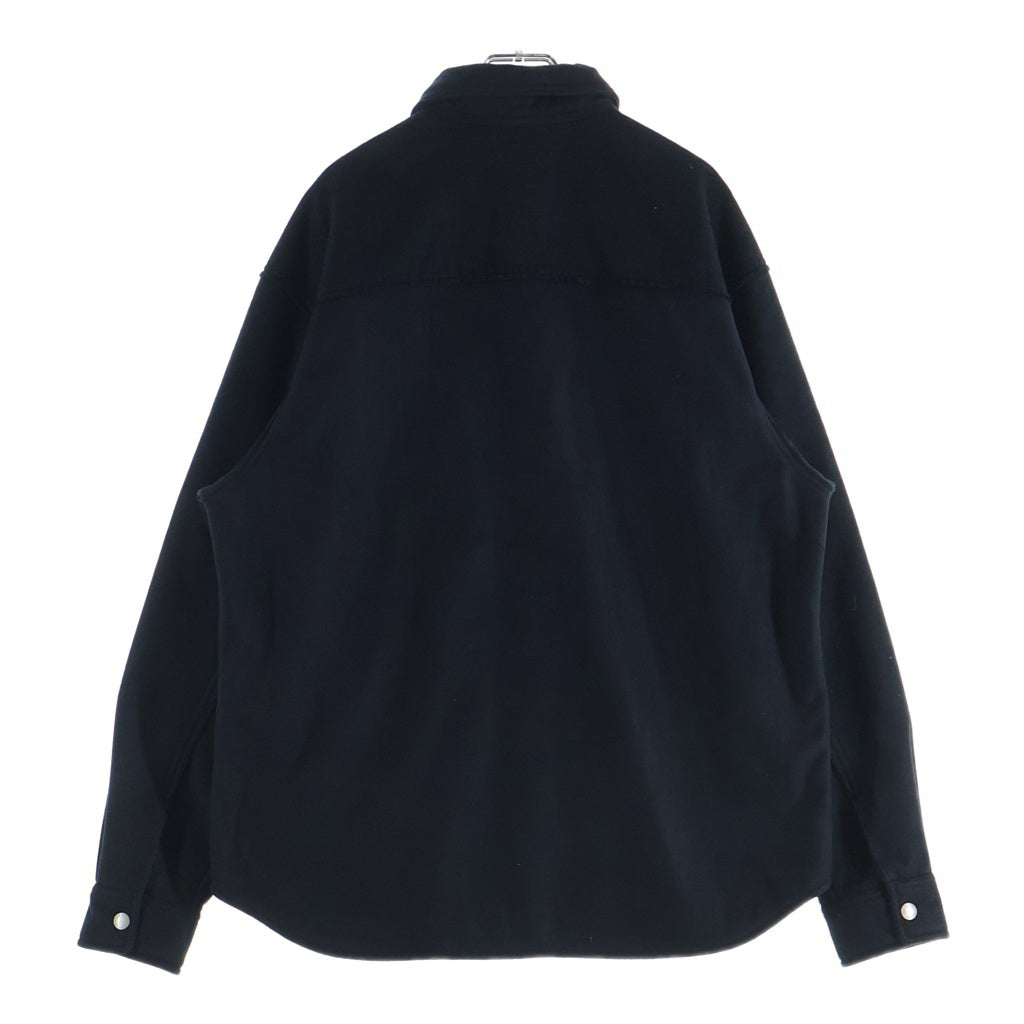 SUPREME(シュプリーム) 25AW Faux Suede Snap Shirt ファー スウェード スナップ 長袖シャツ ブラック
