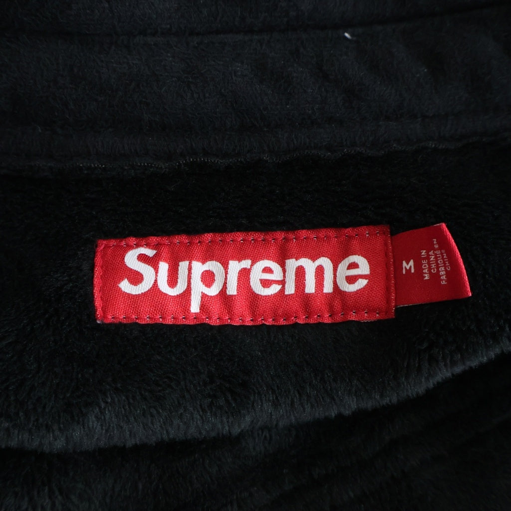 SUPREME(シュプリーム) 25AW Faux Suede Snap Shirt ファー スウェード スナップ 長袖シャツ ブラック