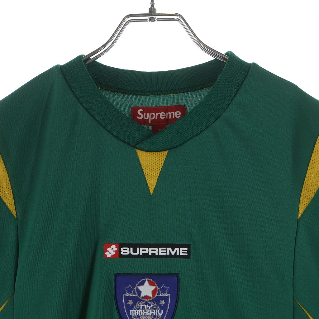 SUPREME(シュプリーム) 24AW Crest Soccer Jersey クレスト サッカー ジャージ クルーネック半袖Tシャツ カットソー グリーン