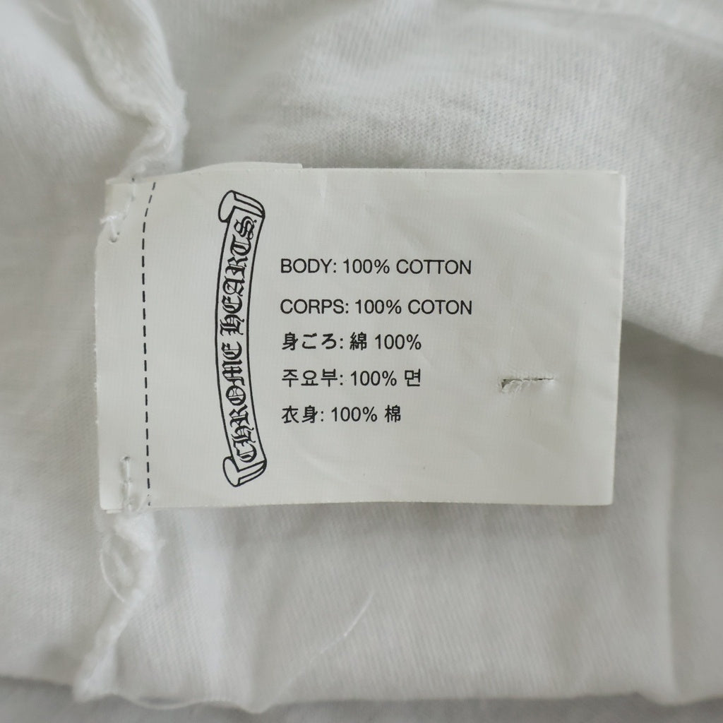 CHROME HEARTS(クロムハーツ) WELCOME TO LAS VEGAS CH TEE ラスベガス限定 バックプリント クルーネック半袖Tシャツ カットソー ホワイト