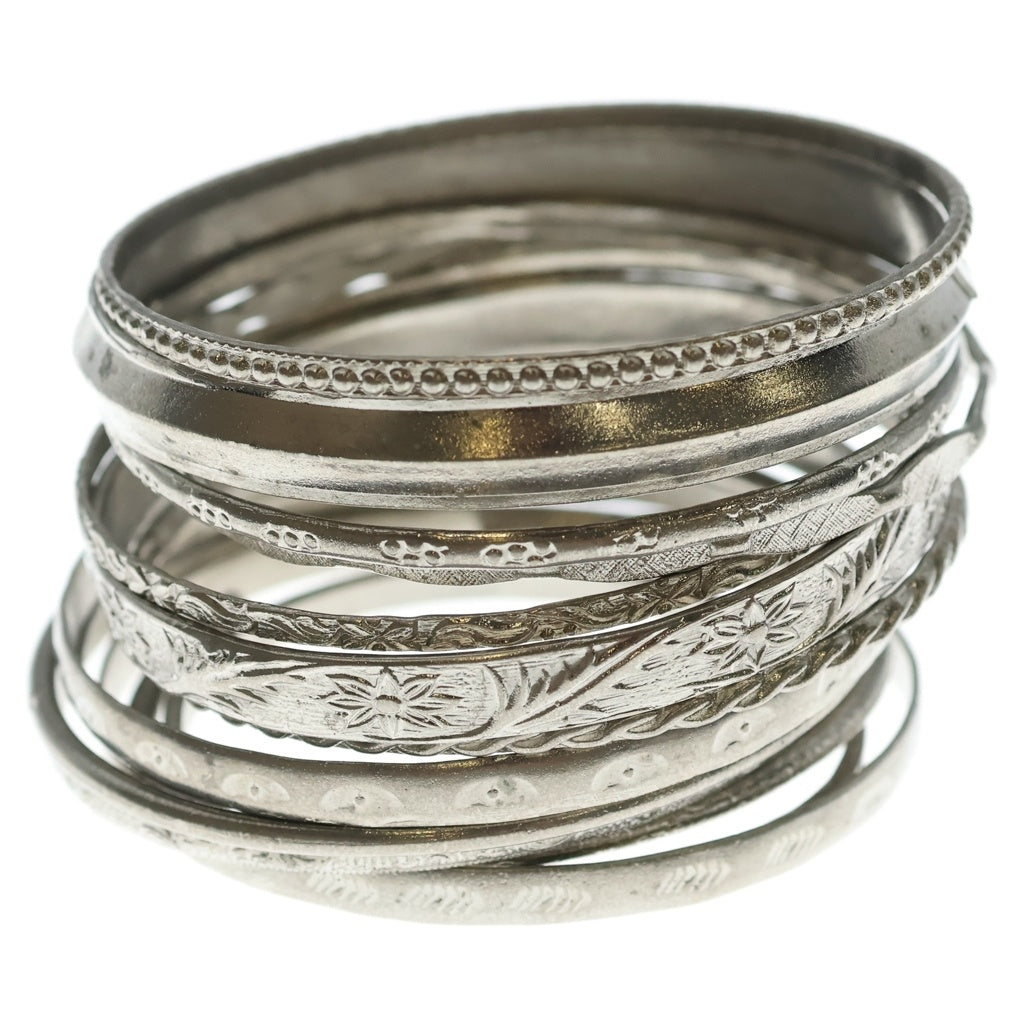 UNDERCOVER(アンダーカバー) 19SS 14pcs Bracelet 14連 真鍮ブレスレット バングル シルバー UCW4A01