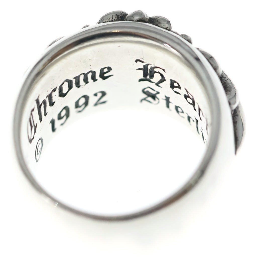CHROME HEARTS(クロムハーツ) FLRL CRS フローラルクロス リング シルバー BCA346