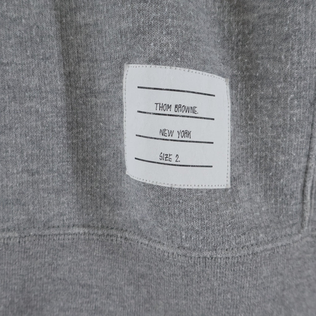 THOM BROWNE(トムブラウン) SWEATSHIRT 日本製 クルーネック スウェット トレーナー グレー MJT006AK5140
