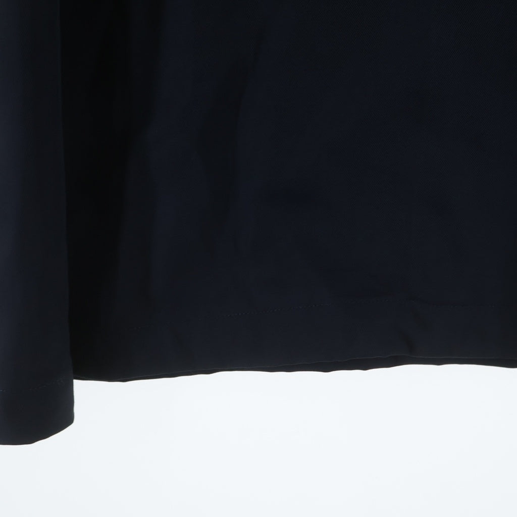 NO BRAND(ノーブランド) SOE READY TO WEAR ソーイレディートゥウェア WJPG ビスコース サイドライン オープンカラー半袖シャツ ネイビー 1231-81-006