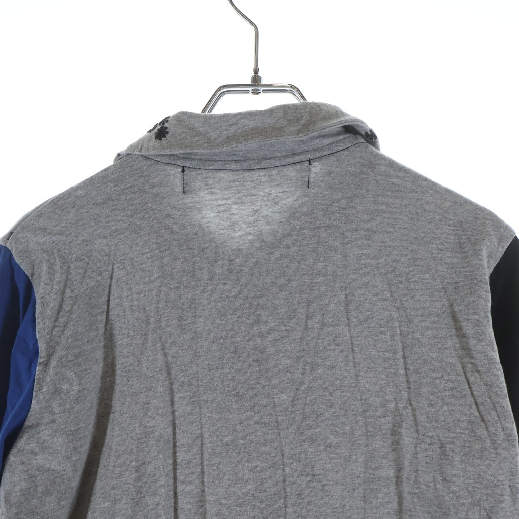 TAO COMME des GARCONS(タオコムデギャルソン) 23AW AD2023 アームバイカラー コットン ラウンドカラーカーディガン レディース マルチカラー TL-T008
