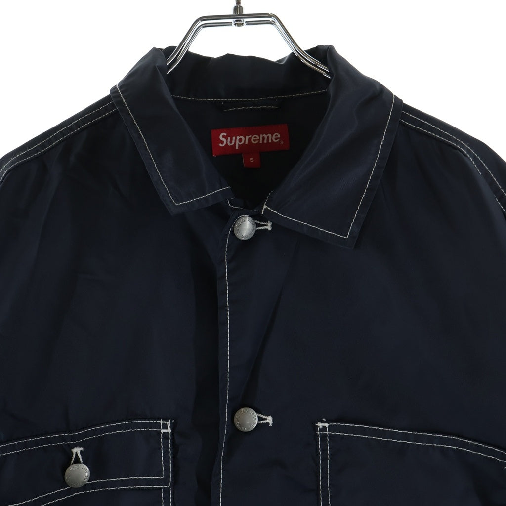 SUPREME(シュプリーム) 16SS Nylon Chore Coat ナイロン チョアコート ジャケット ネイビー
