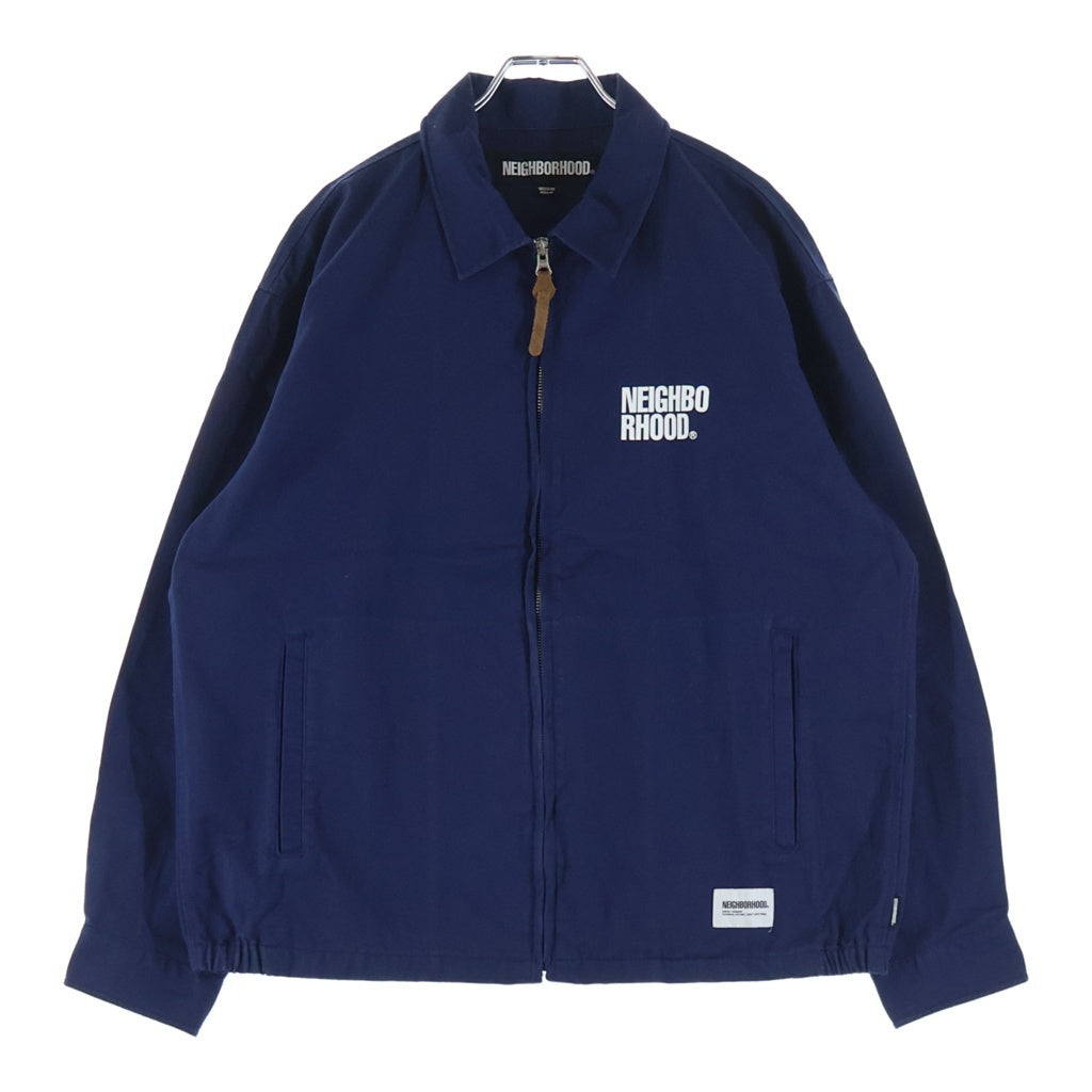 NEIGHBORHOOD(ネイバーフッド) 23AW ZIP WORK JACKET ジップアップ ワークジャケット ネイビー 232TSNH-JKM07
