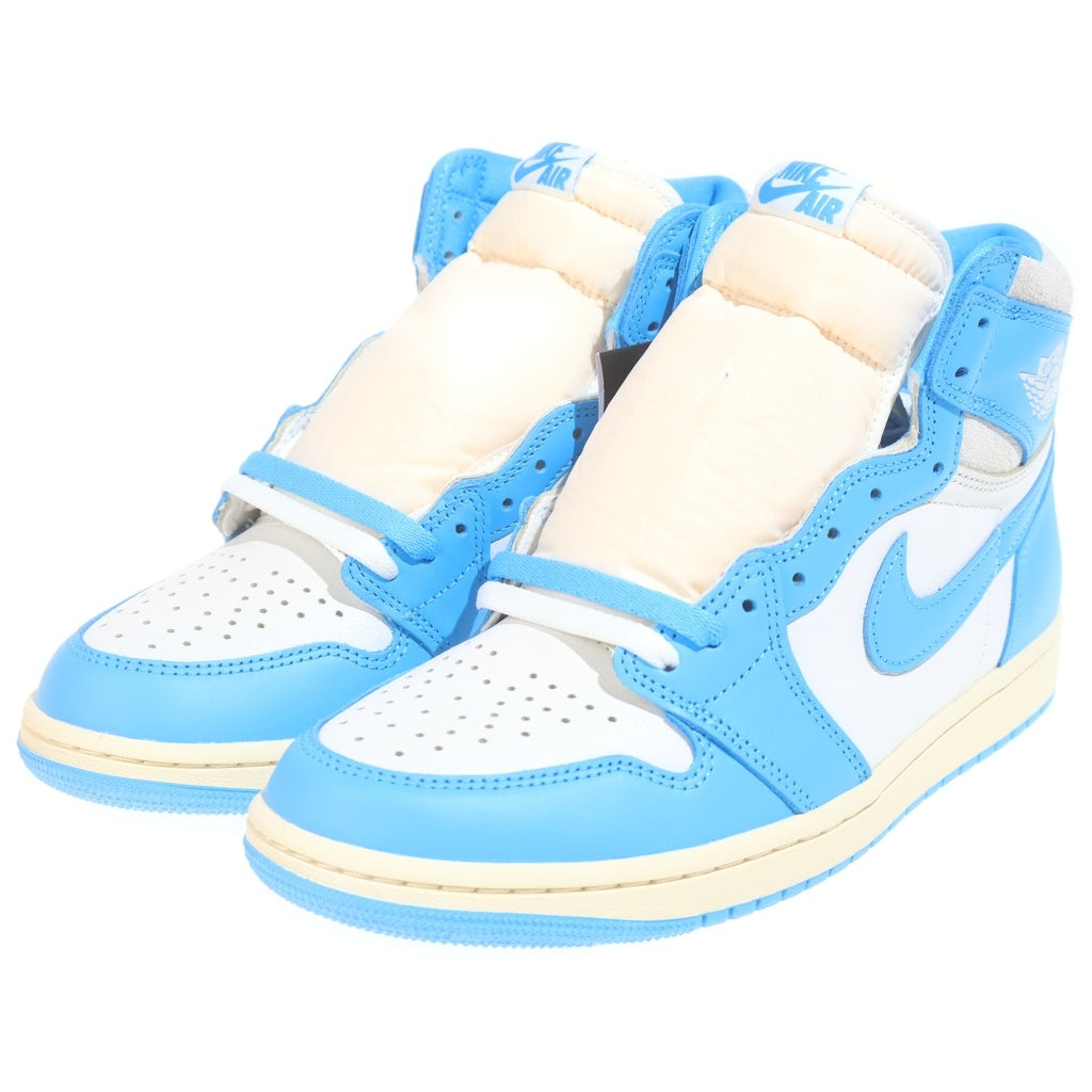 NIKE(ナイキ) AIR JORDAN 1 RETRO HIGH OG UNC REIMAGINED エアジョーダン1 レトロ UNC リイマジンド ハイカットスニーカー ブルー/ホワイト US9.5/27.5cm DZ5485-402