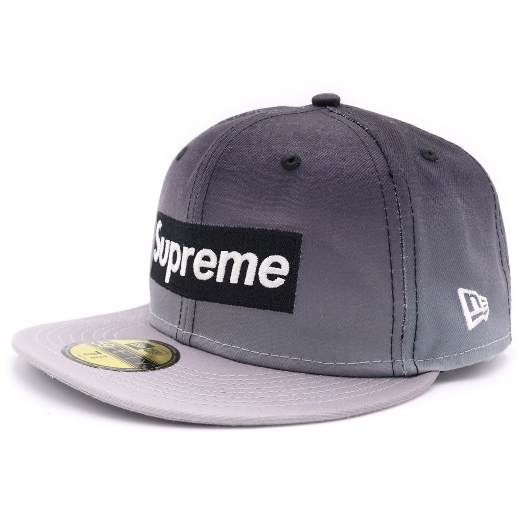 SUPREME(シュプリーム) 23SS ×NEW ERA Gradient Box Logo Cap ニューエラ グラディエント ボックスロゴ ベースボールキャップ 帽子 グレー