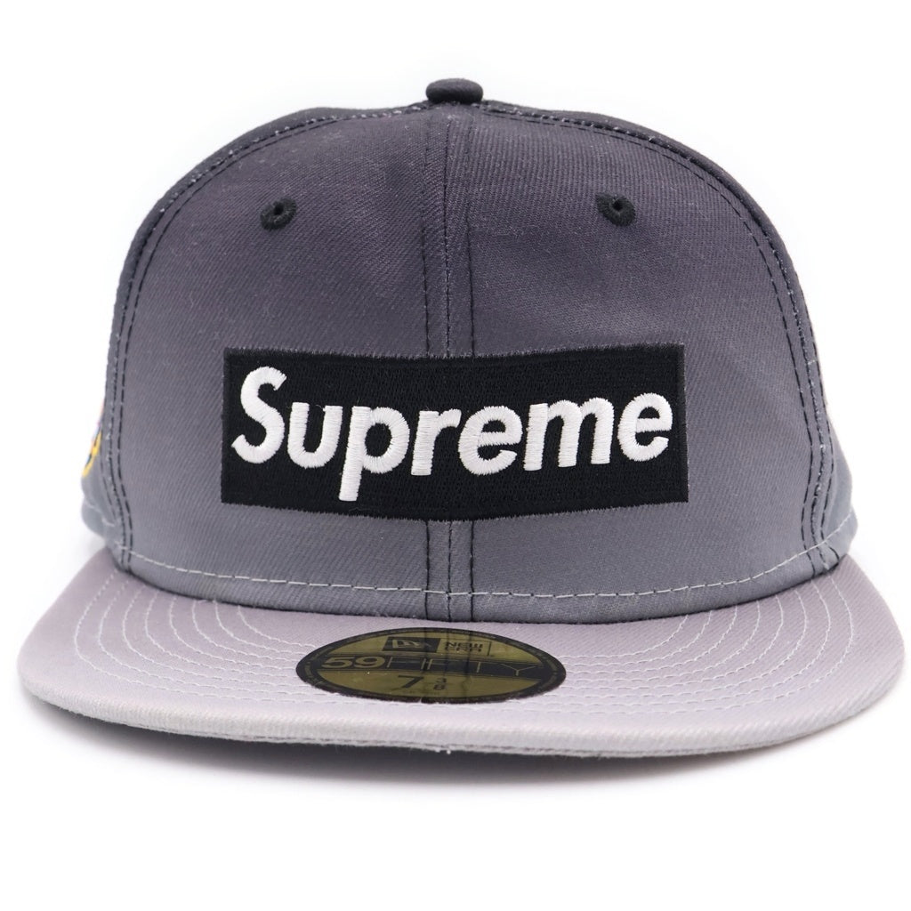 SUPREME(シュプリーム) 23SS ×NEW ERA Gradient Box Logo Cap ニューエラ グラディエント ボックスロゴ ベースボールキャップ 帽子 グレー
