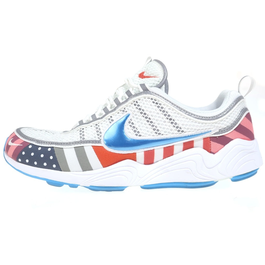 NIKE(ナイキ) ×PARRA AIR ZOOM SPIRIDON MULTI COLOR パラ エアズーム スピリドン マルチカラー ローカットスニーカー ホワイト US11/29cm AV4744-100