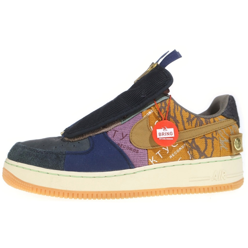 NIKE(ナイキ) ×TRAVIS SCOTT AIR FORCE 1 LOW CACTUS JACK トラヴィススコット エアフォース1 カクタスジャック ローカットスニーカー US10.5/28.5cm CN2405-900