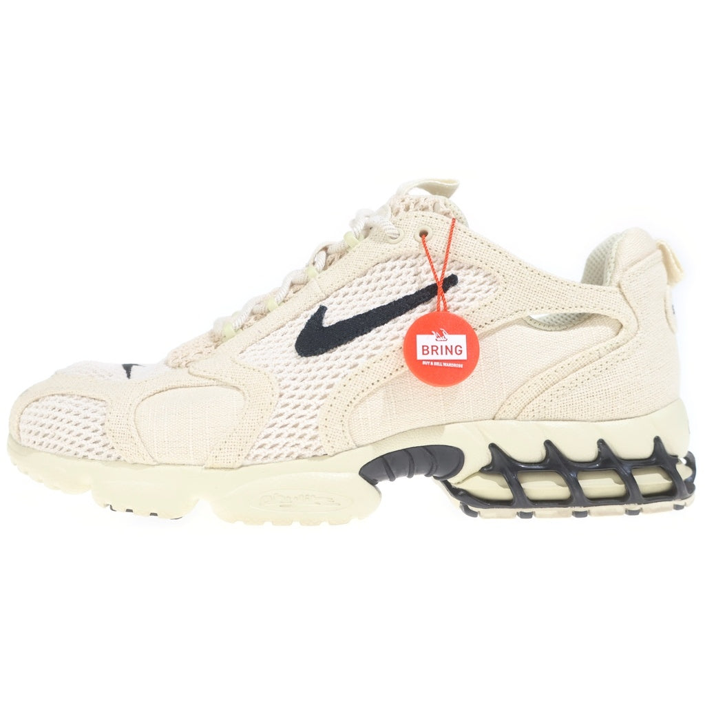 NIKE(ナイキ) ×STUSSY AIR ZOOM SPIRIDON CAGE 2 FOSSIL/BLACK ステューシー エアズーム スピリドンケージ フォッシル/ブラック ローカットスニーカーUS11/29cm CQ5486-200