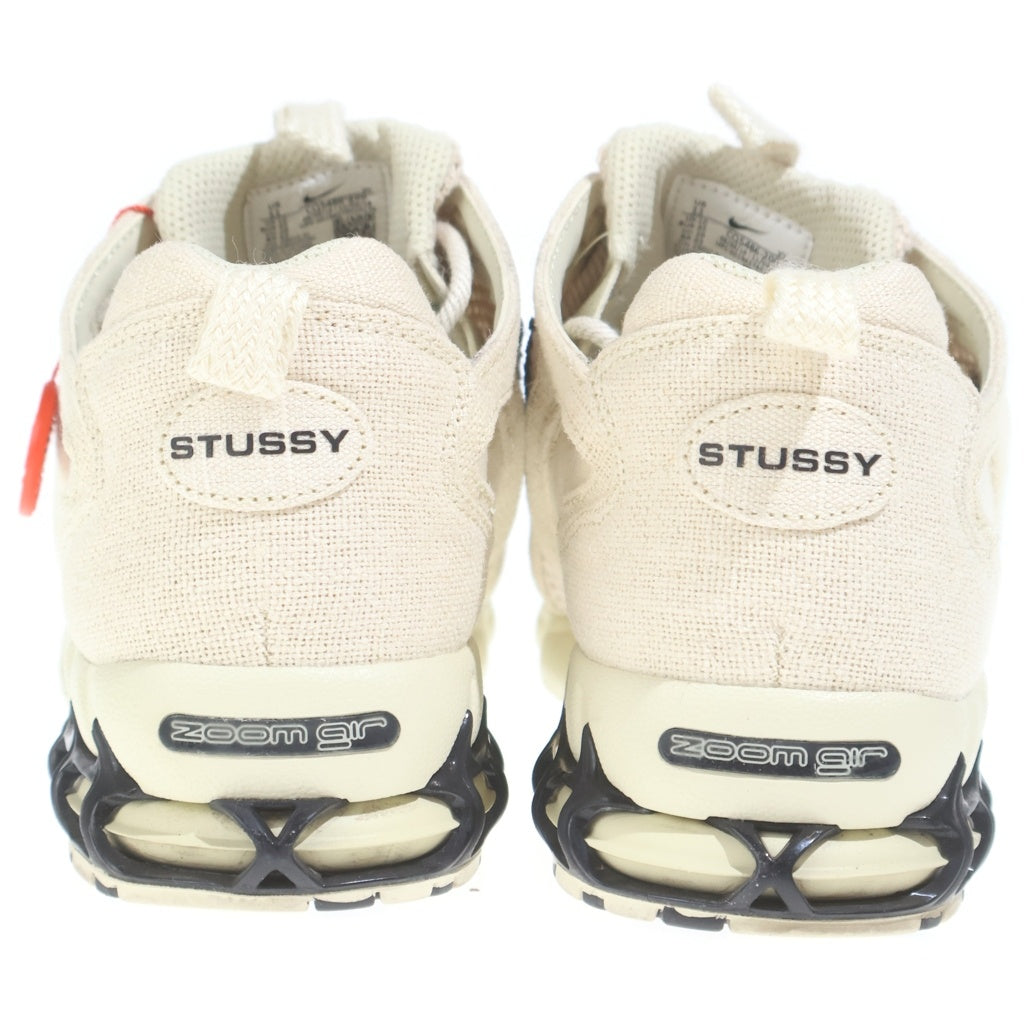 NIKE(ナイキ) ×STUSSY AIR ZOOM SPIRIDON CAGE 2 FOSSIL/BLACK ステューシー エアズーム スピリドンケージ フォッシル/ブラック ローカットスニーカーUS11/29cm CQ5486-200