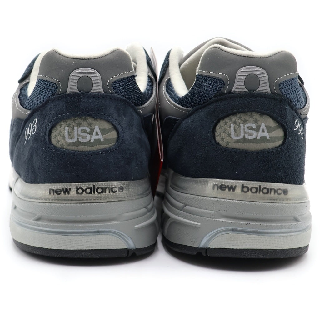 New Balance(ニューバランス) MR993NV スエード メッシュ ローカットスニーカー ネイビー US11/29cm