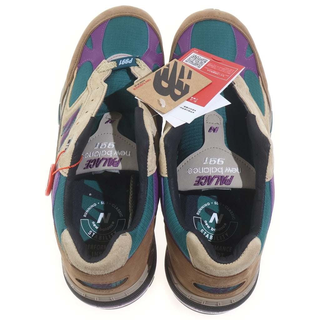 New Balance(ニューバランス) ×PALACE M991PAL TAUPE パレス トープ スエード キャンバス ローカットスニーカー マルチカラー US11/29cm