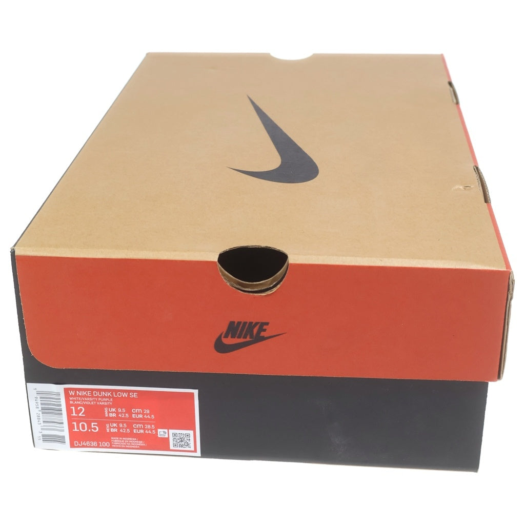 NIKE(ナイキ) WMNS DUNK LOW FLIP THE OLD SCHOOL ウィメンズ ダンク フリップ ザ オールドスクール ローカットスニーカー ホワイト/パープル US12/29cm DJ4636-100