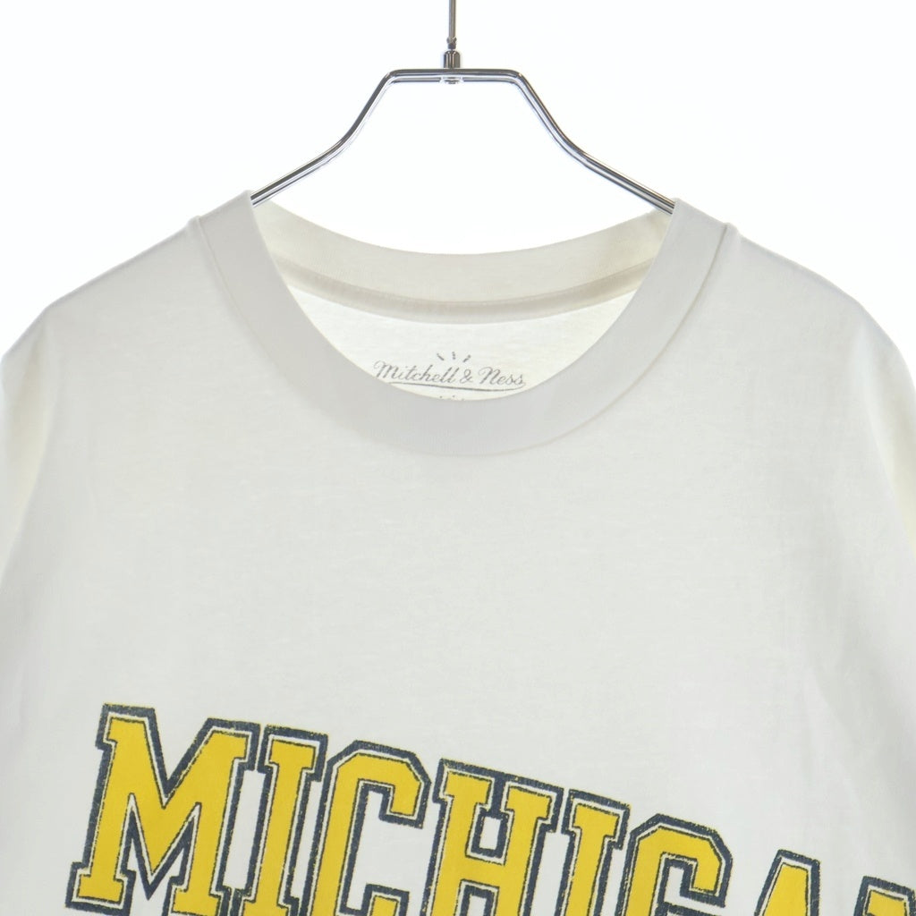 Mitchell&Ness(ミッチェル アンド ネス) 24SS ×CACTUS JACK BY TRAVIS SCOTT TEE カクタスジャック バイ トラヴィススコット フロントプリント クルーネック半袖Tシャツ カットソー ホワイト