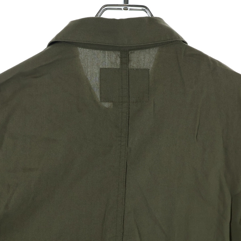 WTAPS(ダブルタップス) 20SS BUDS SHIRT RAPO.POPLIN バッズ ラポ/ポプリン レーヨン ダブルポケット ミリタリー半袖シャツ カーキ 201BRDT-SHM05