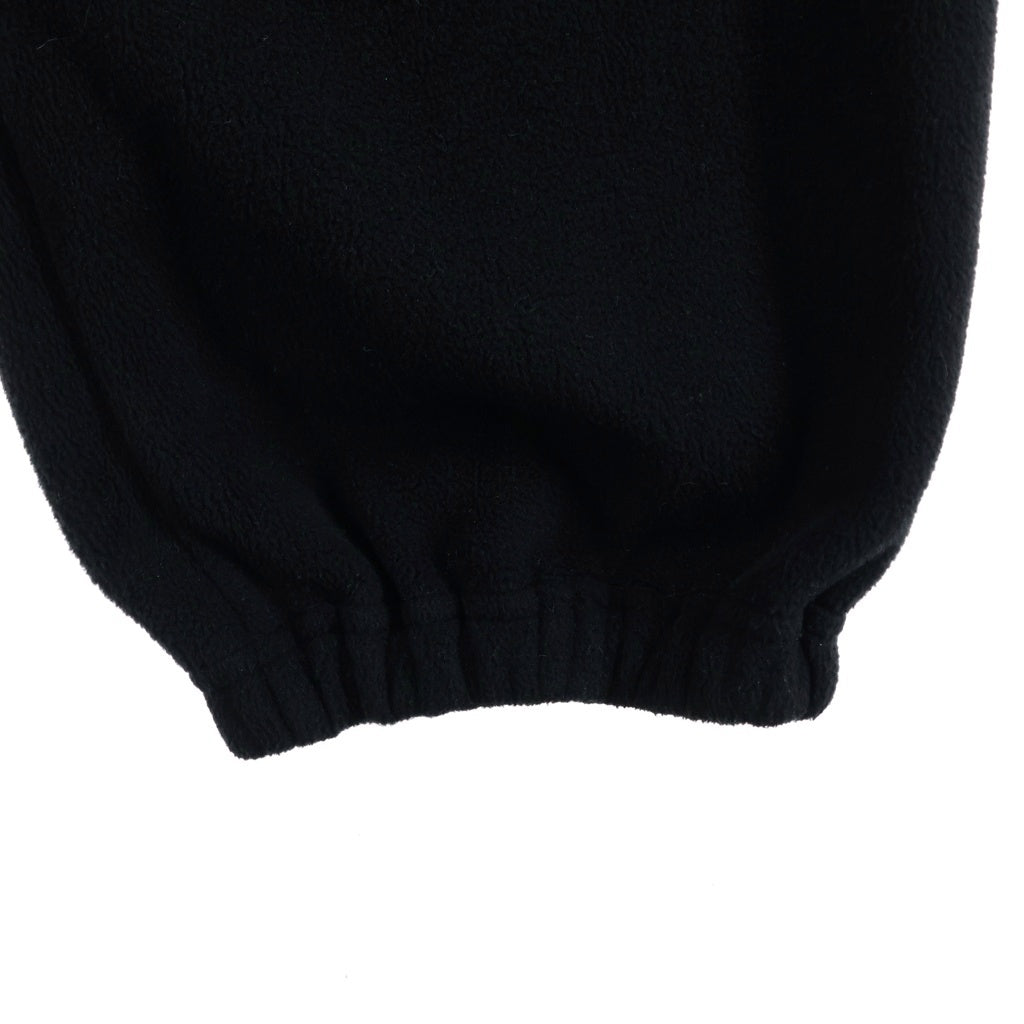 The Ennoy Professional(エンノイプロフェッショナル) 24AW POLARTEC FLEECE PANTS ポーラテック ボア アジャスター付き ドローコード フリースパンツ ブラック AW24BRENCT04LP