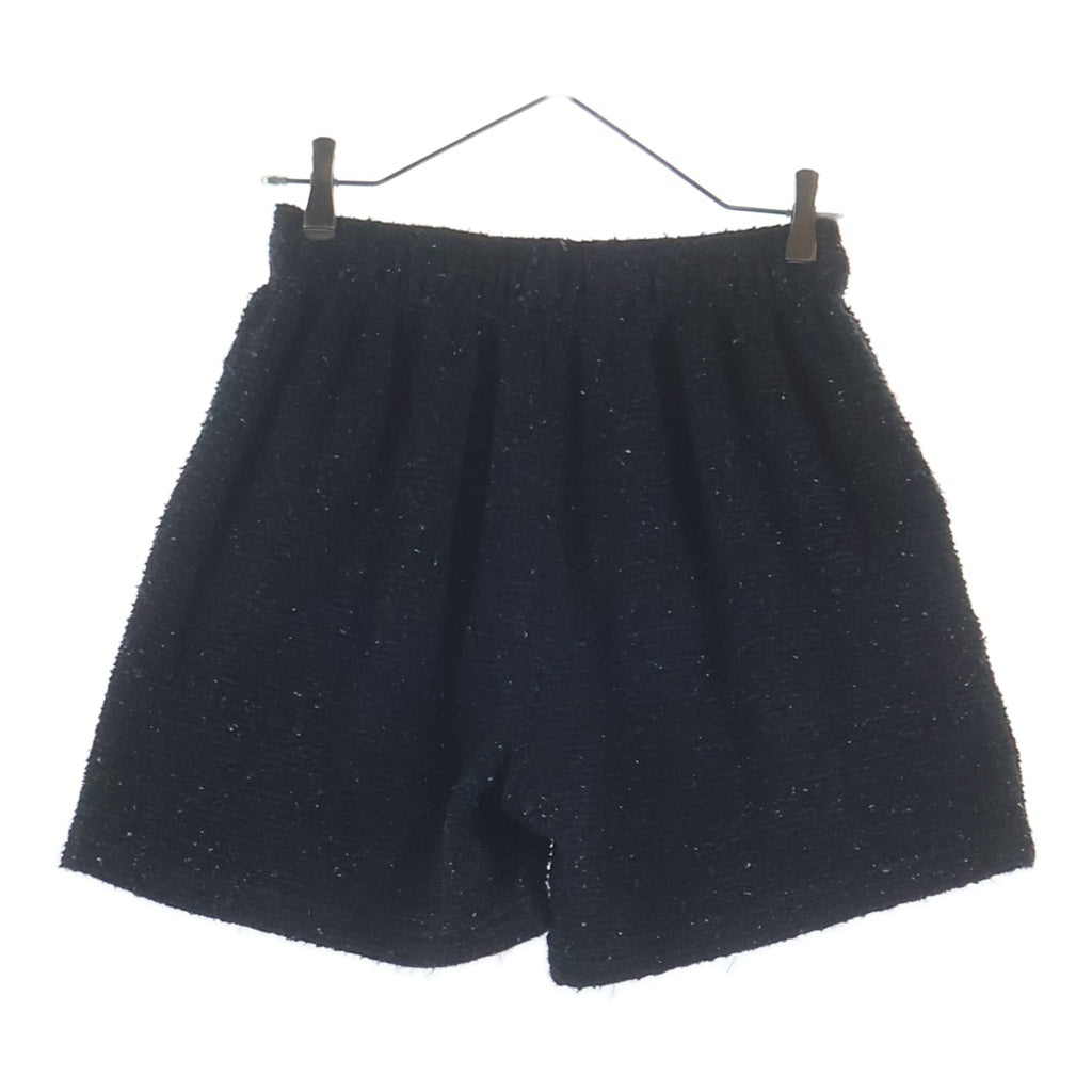 ERIC EMANUEL(エリック エマニュエル) BOUCLE SHORTS フロントロゴプリント ブークレショーツ ブラック
