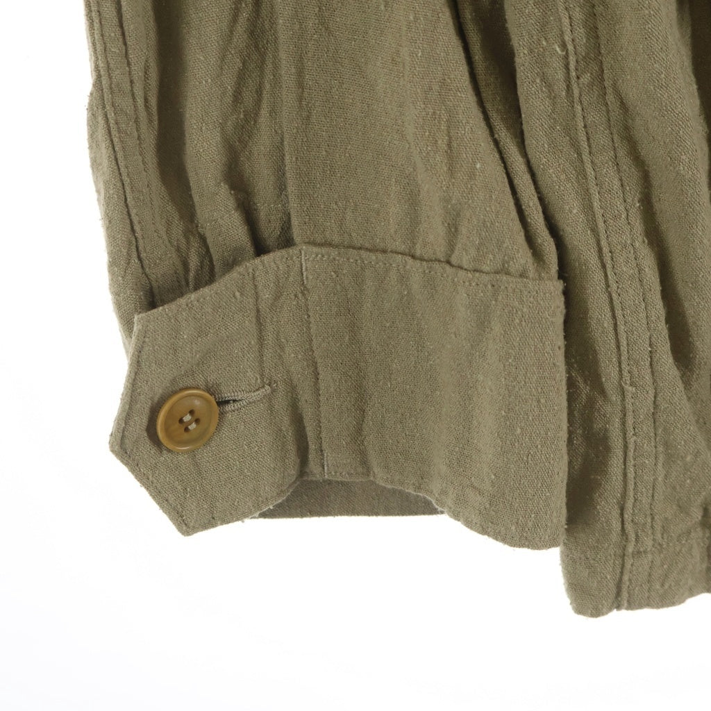 COMOLI(コモリ) 25SS ローシルク B.D.Uジャケット カーキ B01-01031