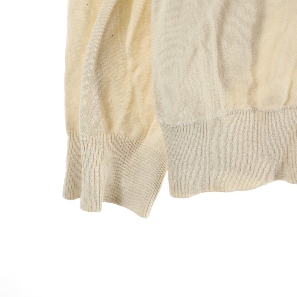 KITH(キス) 23SS LONG-SLEEVE BUTTON UP POLO ボタンアップ ストライプ 長袖ポロシャツ ホワイト KHM031100